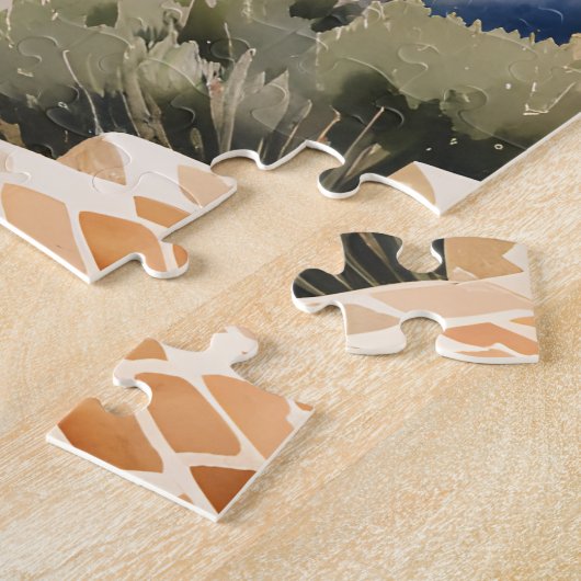 De kust van Ibiza is de thuisbasis van vele pracht Legpuzzel (Zijkant)