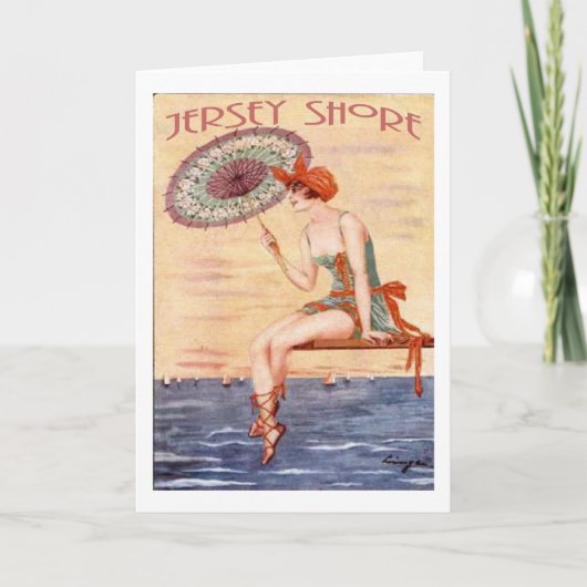 De Kust van Jersey Kaart (Voorkant)