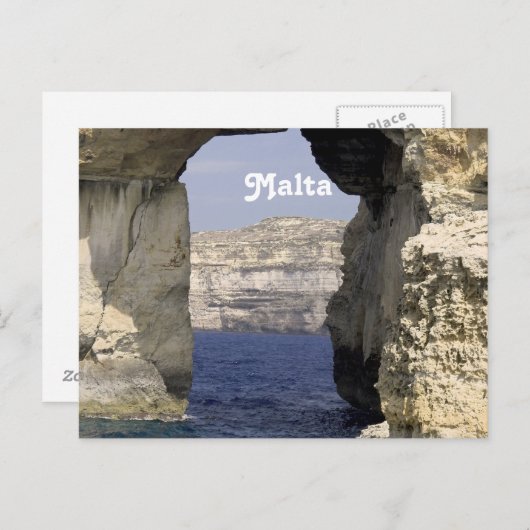 De Kust van Malta Briefkaart (Voorkant / Achterkant)