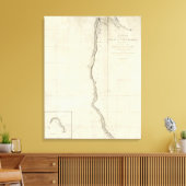 De kust van Noordwest-Amerika Canvas Afdruk (Insitu (Woonkamer))