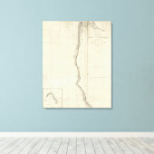 De kust van Noordwest-Amerika Canvas Afdruk (Insitu (Houten vloer))