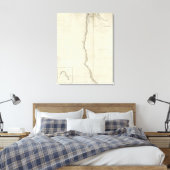 De kust van Noordwest-Amerika Canvas Afdruk (Insitu (Slaapkamer))
