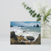 De kust van Oregon Briefkaart (Staand voorkant)