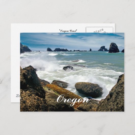 De kust van Oregon Briefkaart (Voorkant / Achterkant)