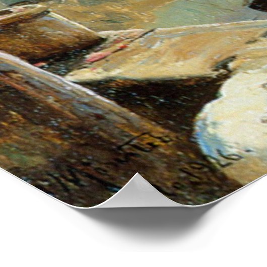 De kust van Ravello Poster (Hoek)