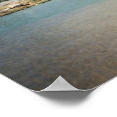 De kust van Santa Barbara Poster (Hoek)