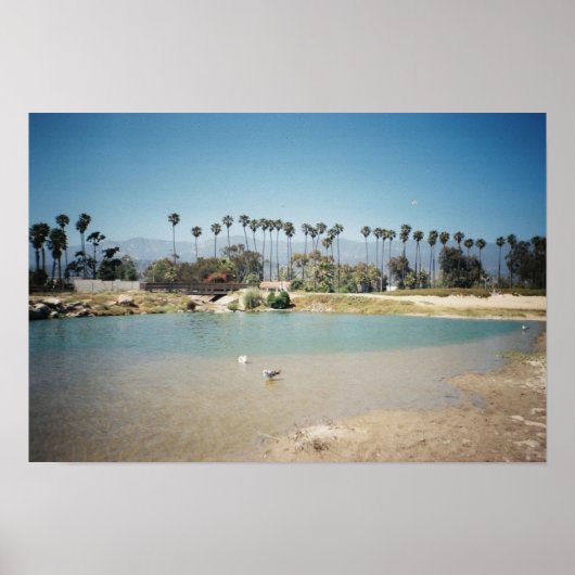 De kust van Santa Barbara Poster (Voorkant)