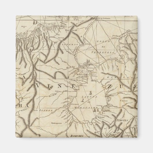 De kust van Tierra Firma van Cartagena Magneet (Voorkant)