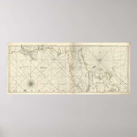 De kust van West-Florida en Louisiana. [1775] Poster (Voorkant)