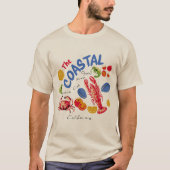 De Kust Zeevismarkt T-shirt (Voorkant)
