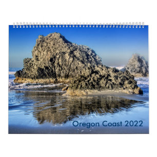 De KustAfbeeldingen van Oregon Kalender