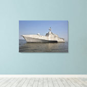 De kustgevechtsscheepsintegratie is in gang gezet canvas afdruk (Insitu (Houten vloer))