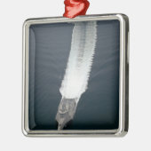 De kustgevechtsschip Independence 2 Metalen Ornament (Links)