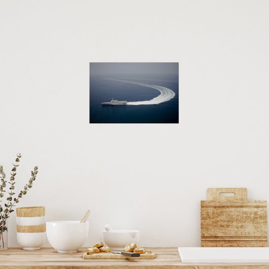 De kustgevechtsschip Independence 2 Poster (Keuken)