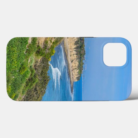 De kustlijn van Californië bij Point Dume Case-Mate iPhone Case (Achterkant (horizontaal))
