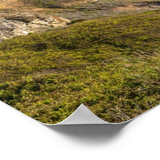 De kustlijn van de Big Sur in Californië, VS Poster (Hoek)