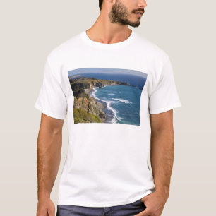 De kustlijn van de Big Sur in Californië, VS T-shirt
