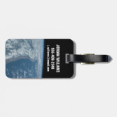 De kustlijn van Kenia en Somalië langs de Indische Bagagelabel (Achterkant horizontaal)