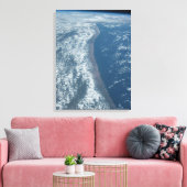 De kustlijn van Kenia en Somalië langs de Indische Canvas Afdruk (Insitu (Woonkamer))