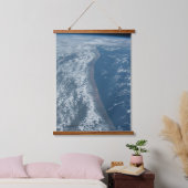 De kustlijn van Kenia en Somalië langs de Indische Hangend Wandkleed (Slaapkamer)