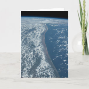 De kustlijn van Kenia en Somalië langs de Indische Kaart