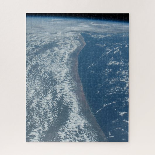 De kustlijn van Kenia en Somalië langs de Indische Legpuzzel (Verticaal)