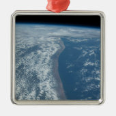 De kustlijn van Kenia en Somalië langs de Indische Metalen Ornament (Voorkant)