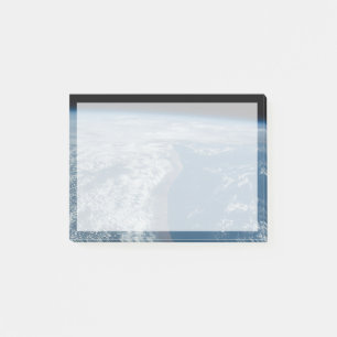 De kustlijn van Kenia en Somalië langs de Indische Post-it® Notes