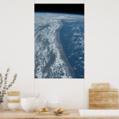 De kustlijn van Kenia en Somalië langs de Indische Poster (Keuken)