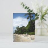 De Kustlijn van Phangan van Ko in het Briefkaart (Staand voorkant)