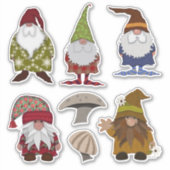 De Kutste Gnomen ooit | Kunst van Cherie Sticker (Voorkant)