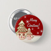 De Kutste KerstButton - ooit Ronde Button 5,7 Cm (Voorkant /achterkant)