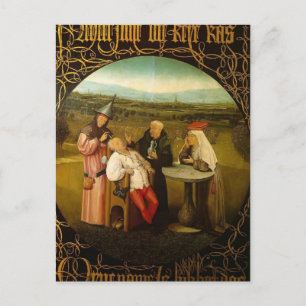 De kuur van Folly door Hieronymus Bosch Briefkaart