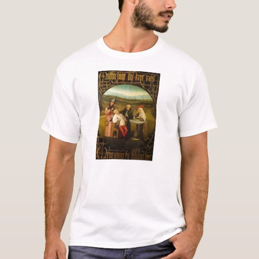 De kuur van Folly door Hieronymus Bosch T-shirt (Voorkant)