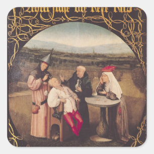 De kuur van Folly Vierkante Sticker