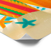 De kuur voor alles is zout water poster (Hoek)