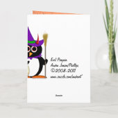 De kwade Heks van de Pinguïn Kaart (Achterkant)