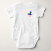 De kwakzalver van de dageraad: mooie Mallard eend Romper (Achterkant)