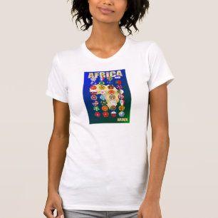 De kwalificerende teams voor Afrika 2010 T-shirt