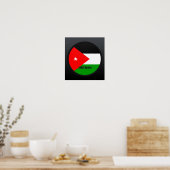 de kwaliteitsvlag van Jordan Roundel Poster (Keuken)