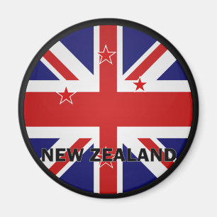 De kwaliteitsvlag van Nieuw-Zeeland Roundel Magneet