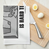 De kwantumsuperpositie is moeilijk te verklaren (f theedoek (Quarter Fold)