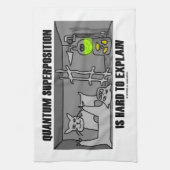 De kwantumsuperpositie is moeilijk te verklaren (f theedoek (Verticaal)