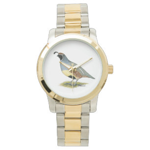 De Kwartels van de Woestijn van Gambel Horloge