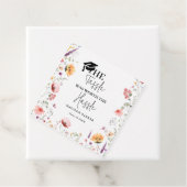 De kwastje waard het gedoe Wildflower Afstuderen Bedankjes Labels (In situ)