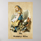 De kwekerij Alice, Alice's avonturen in Wonderland Poster (Voorkant)