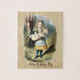 De kwekerij Alice, Baby varken in Wonderland Legpuzzel