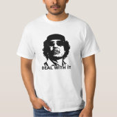 De kwestie Muammar Kaddafi T-shirt (Voorkant)