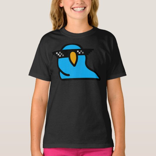De kwestie-Parrot | Cute Geek Cool Art T-shirt (Voorkant)