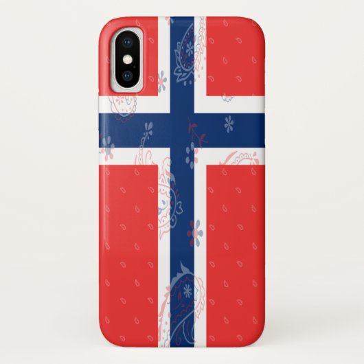 De kwestie van de Noorse vlag Telefoon Case-Mate iPhone Case (Achterkant)